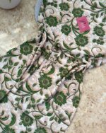 لباس خواب بلند زنانه پلاس سایز طرح گل سبز برند پینک‌ پلاس